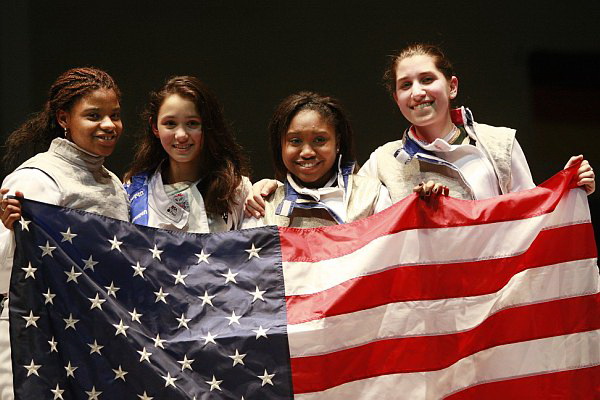 US Junior Womens Foil Team wins Junior World Championship