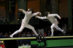 Sheng Lei (CHN) vs. Peter Joppich (GER) in the Gold Medal Bout