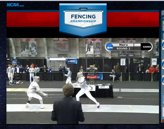 NCAA Fencing Championships: Live Video