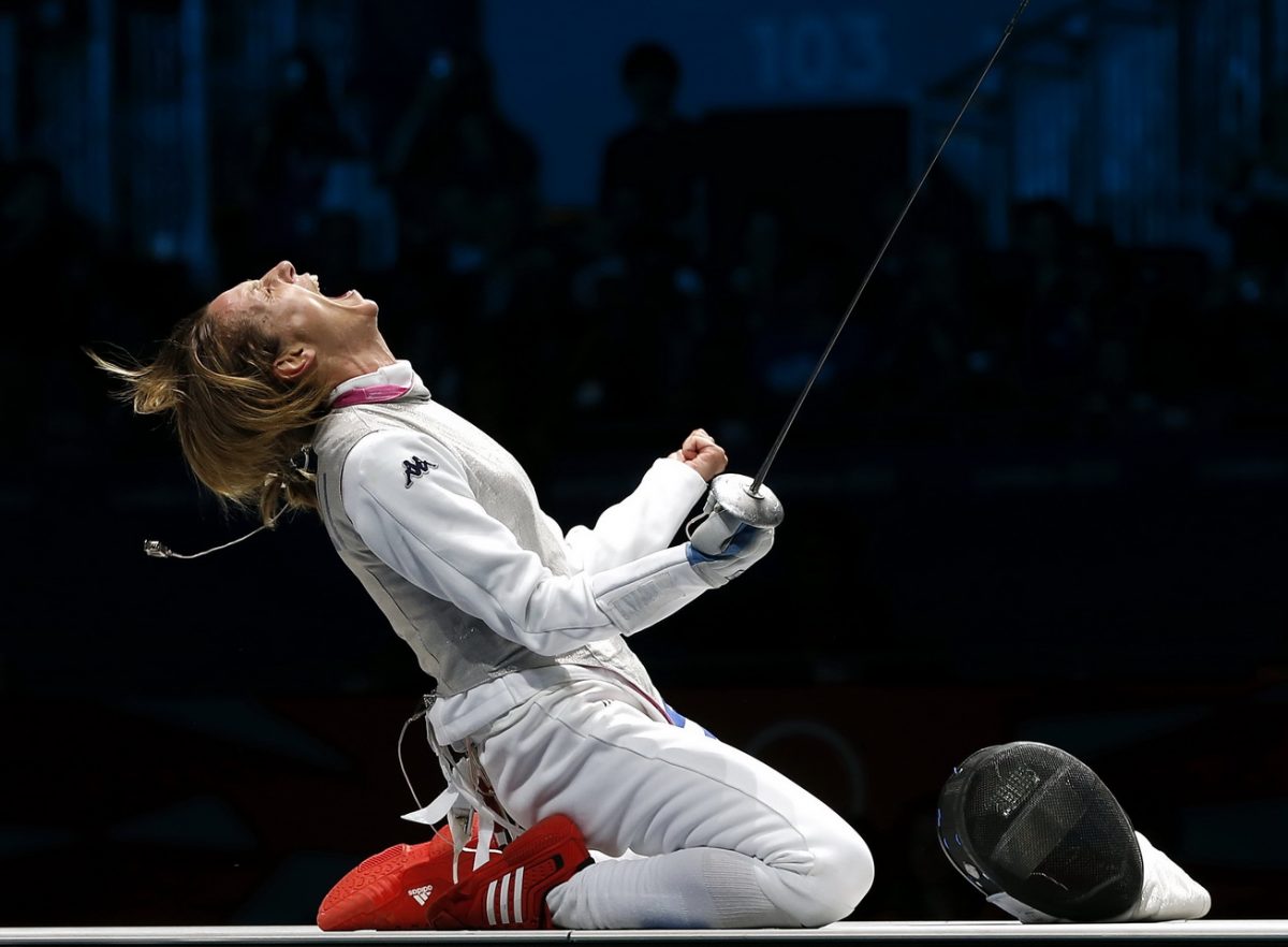 Vezzali fencing London 2012