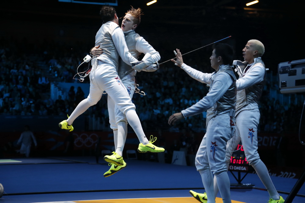 Team USA knocked off France in 2012. The same team could do a lot of damage on the international scene over the next few seasons. (Photo: S.Timacheff/FencingPhotos)
