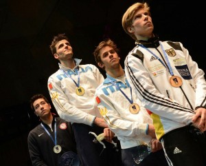 Gerek Meinhardt (left) topped the US results with silver. (Photo Augusto Bizzi)