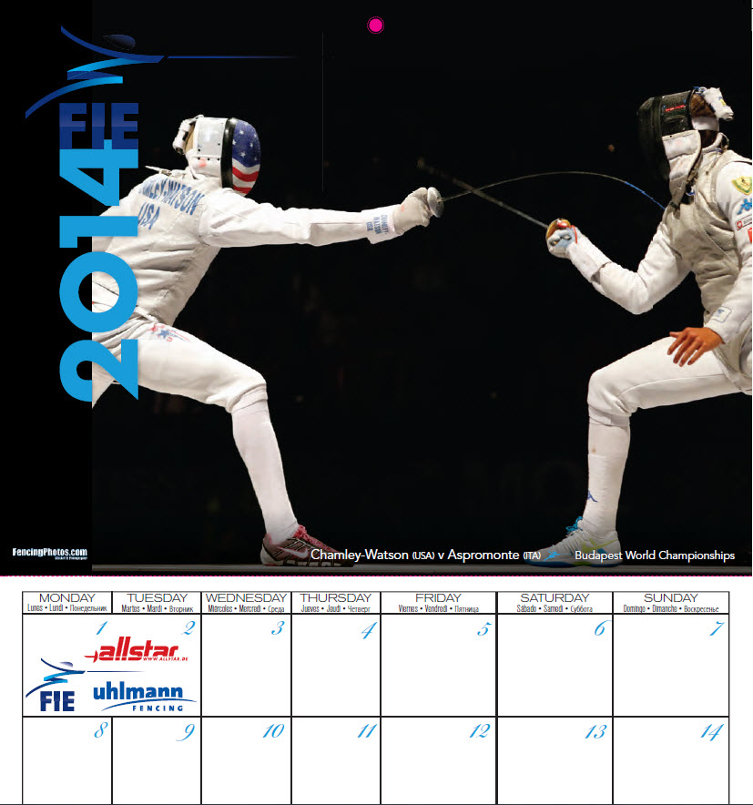 Fencing Calendar Image