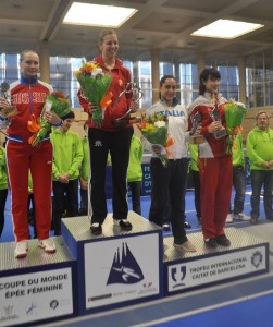 2014 Barcelona World Cup Medalists Credit: Federació Catalana d'Esgrima