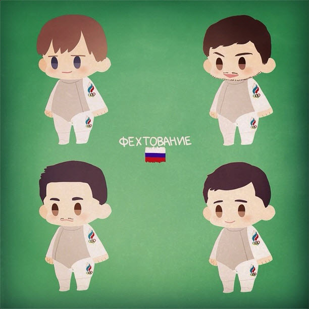 Russia's Men's Foil Team by oh_maju